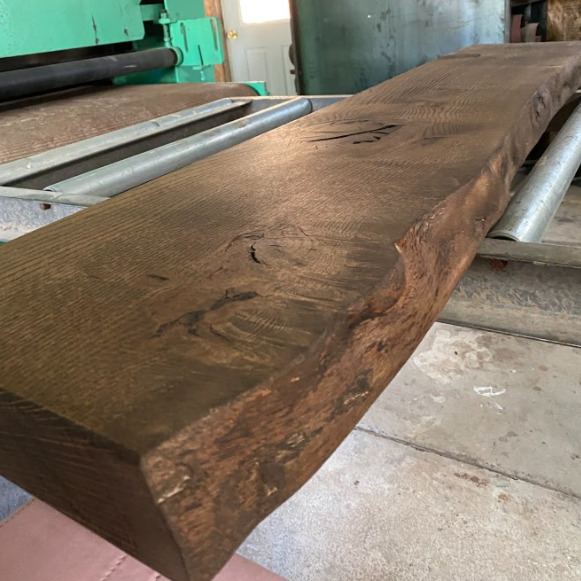 stained pin oak