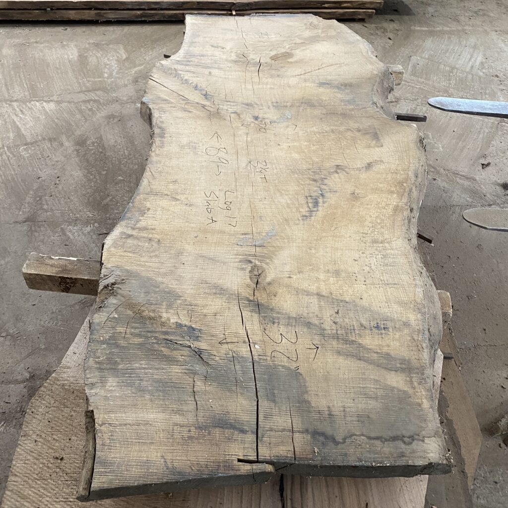 White Oak Live Edge Wood Slabs Lancaster Live Edge